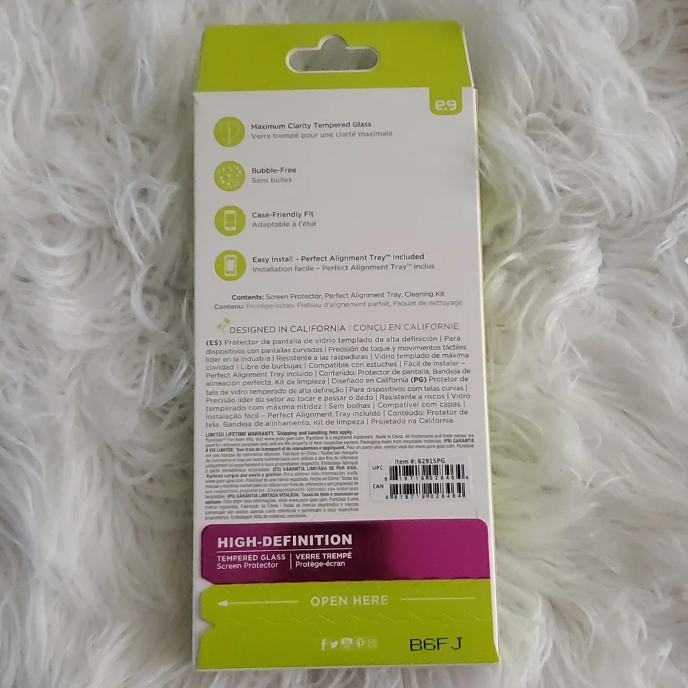 PureGear High Definition Tempered Glass Screen Protector for Galaxy S10
